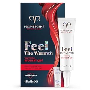 Promescent Warming Lube for Women for New Sensations, Intimate Adult Lube, Warming Lubrification Non Sticky, Arousal Gel for Her, Warming Lubricant, 75 Applications (15ml)