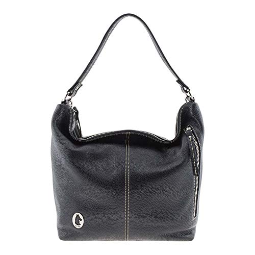 El Potro Bolso Góndola en Piel para Mujer Talla: U Color: NEGRO