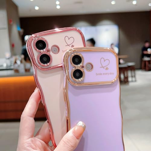 IDweel Luxury Cute Slim Durable for iPhone 17 for Women Girls, Purple - image 7