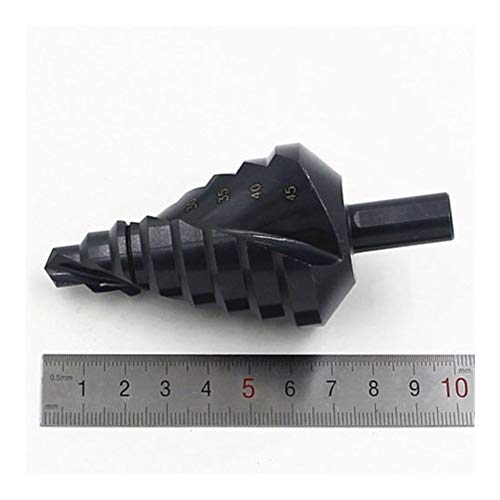 Perceuse étagée 10-45mm avec nitruration pour trou percé net sans bavure - 4