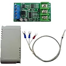 DC 8-25V PT100 Thermal Resistance to Temperature Converter RS485 Modbus RTU RTD Sensor Module Kit PTA9B01, Green, 500028916