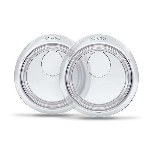 Image of Elvie Catch Milk Collection Shells | Set of Two Discreet Leak-Protection Silicone Cups, Reuse Your Milk| Reusable Breast Shells Collect Up to 1oz | No More Wasted Milk or wasteful Breast Pads