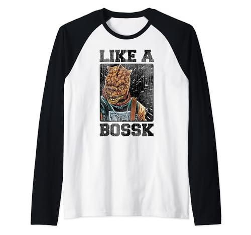T-shirt Star Wars Bossk raglan pour les fans de pop culture geek