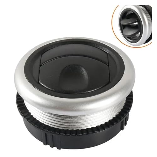 Rejilla de ventilación de aire acondicionado de 63 mm universal para salpicadero de coche 4