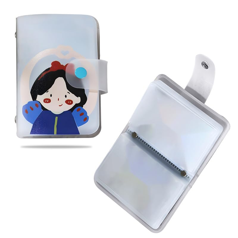 Card Holder Wallet for Women/Kids - The Ultimate Stylish and Compact Credit Card Holder, Debit Card Holder, ATM Card Holder Organizer for Your Cards (2 Foldable) (Confident Girl) (DMFP559)-image-8
