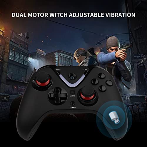 ROTOMOON Wireless Game Controller with LED Lighting Compatible with Xbox One S/X, Xbox Series S/X, PC Gaming Gamepad, Remote Joypad with 2.4G Wireless Adapter Perfect for FPS Games（Black） by ROTOMOON - Image 7
