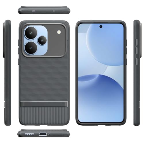 Image of Shockproof Case for Realme P4 5G | Full Camera Protection | TPU Flexible Back Cover for Realme P4 5G (Graphite Grey)