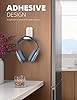 Lamicall Headphone Hanger Holder Desk - Adhesive Headphone Hook Mount, Gaming Headset Hanger Under Desk, Magnetic Foldable Earphone Clip Clamp Stand for Beats, HyperX, etc - White #2