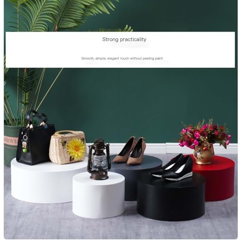 Support de décoration artistique cylindrique pour vitrine de mode - 6