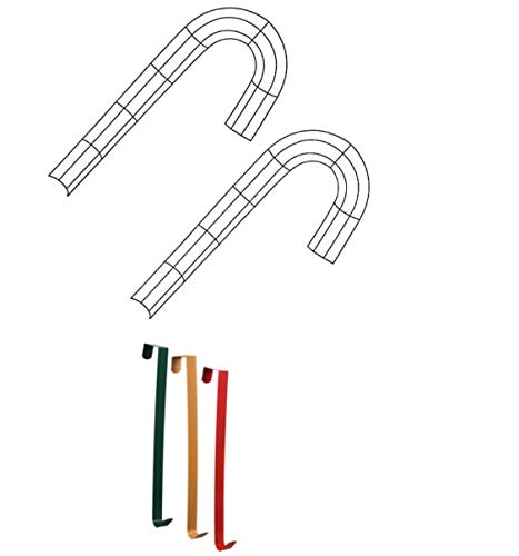 Holiday Candy Cane Metal Wreath Form 20