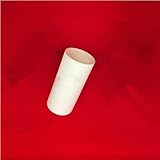 99.5% Alumina Cylindrical Crucible, 800ml, High-Temperature Corundum Crucible for Industrial Applications(80x200mm)