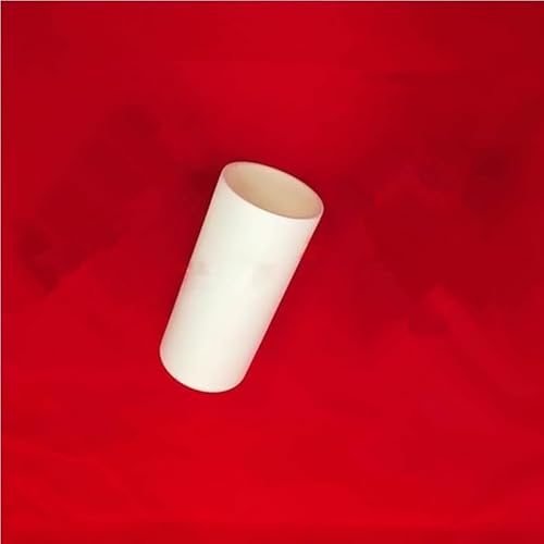 99.5% Alumina Cylindrical Corundum Crucible - High-Temperature 800ml, 80x200mm, 115x110mm for Industrial Applications(80x200mm)