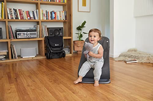 Image of Ergobaby Evolve 3-in-1 Bouncer, Adjustable Multi-Position Baby Bouncer Seat with Newborn Insert, Head-Hip Support, Ergonomic & Lightweight Rocking Chair, Folds Flat for Storage, 2-13 Kgs, 0-2 Years