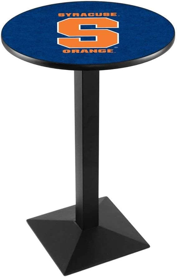 Holland Bar Stool Co. L217-36" Black Wrinkle Syracuse Pub Table with 36" Dia. top