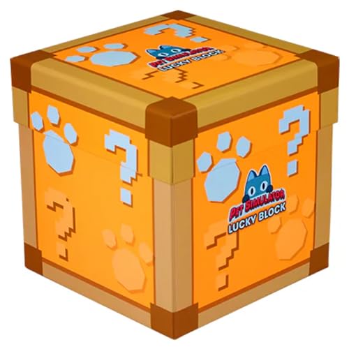 Pet Simulator Roblox Series 1 Limited Edition 6 15cm Cube Plush - Lucky Blind Box - (Orange)