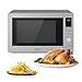 Panasonic NN-CD88QSEPG Forno a Microonde Combinato Air Fry con Grill al Quarzo 34L, 1000W, Scongelamento Automatico, Genius Sensor, Acciaio Inox, Argento immagine