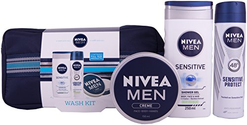 Nivea Men Wash Kit Gift Set - 3-Piece by Nivea for Men