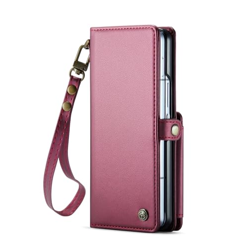 Housse Samsung Z Fold 6 rouge le portefeuille idéal pour vos rendez-vous