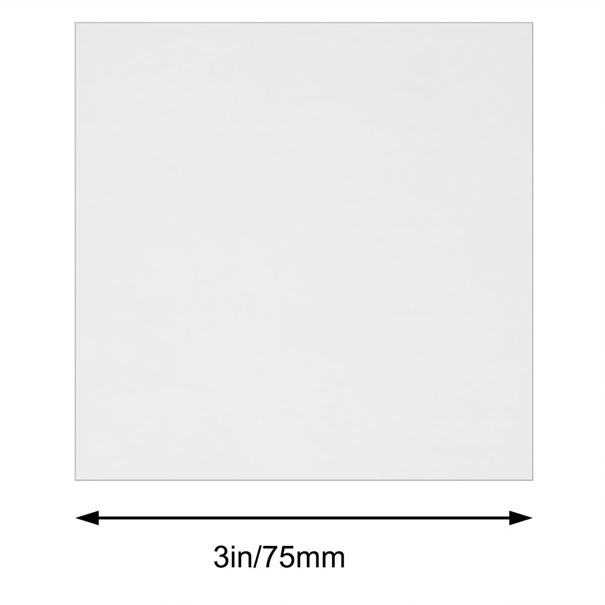 500PCS 75X75mm Non-Absorbent Nitrogen-Free Gloss Paper Sheets Cellulose Weighing Paper Weighing Paper for Scale Measurement Samples Transfer Laboratory Sample Weighing Paper