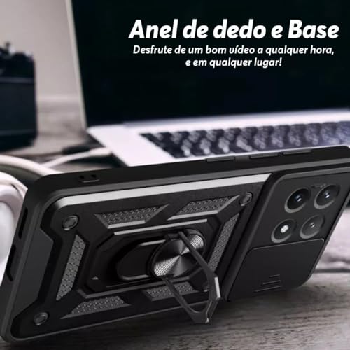 Capa Capinha Case Compatível com Poco X6 Pro - Protetora Resistente Durável Anti Impacto Queda Choqu