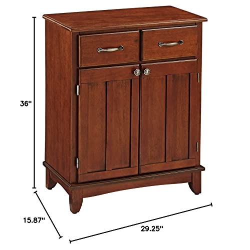 Buffet Of Buffet Medium Cherry With Wood Top By Home Styles #TOP2