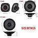 SVSBJMK 1pc Car Speakers 4/5/6.5 Inch Vehicle Door Auto Audio Music Stereo Subwoofer Full Range Frequency 600W 500W 400W(1pc 6.5 Inch)