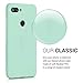 kwmobile Case Compatible with Xiaomi Mi 8 Lite Case - Soft Slim Protective TPU Silicone Cover - Mint Matte