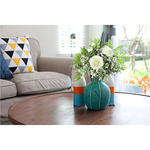 Famibay 2 Pack Fake Plants Eucalyptus Leaves Pink Babys Breath/Gypsophila Artificial Flower Arrangements Ins Style Bouquet Wedding Home Decoration thumb #6