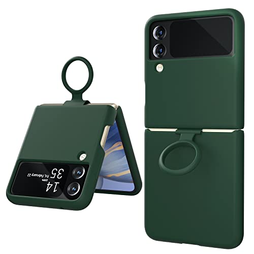Coque silicone Z Flip 3 avec anneau : idéale pour filmer et sécuriser vos selfies