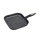 Durable Ceramic Cookware: Made for everyday use, this ceramic pan is the perfect size for grilling meats, veggies, or sandwiches indoors, the raise grill lines deliver authentic sear marks and help drain excess fat Quick-Heat, Multipurpose Pan: This ...
