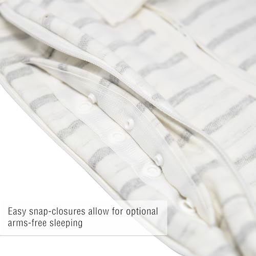 Image of Woombie Grow with Me Baby Swaddle, Convertible Swaddle Fits Babies 0-9 Months, Expands to Wearable Blanket for Babies up to 18 Months, Twilight Stripes