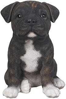 Vivid Arts - Pet Pals Brindle Staffordshire Home or Garden Decoration (PP-STF4-F)
