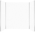 Transolid PWK603672-331 Prodigy 60" x 36" x 72" Shower Wall Kit, White Hexagon Tile