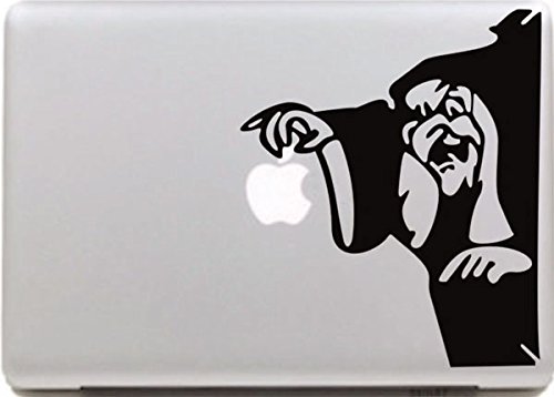 VATI Hojas Madrastra de Blancanieves extraíble Creativo con Un Arte Negro Veneno de Apple Sticker Decal Skin para Apple Macbook Pro Aire Mac 13"15" Pulgadas/Unibody 13"15" Pulgadas portátil Cover