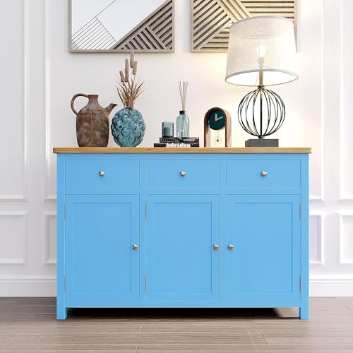 Image of HOME13 Sky Blue Matte Self Adhesive Removable and Decorative Vinyl Wallpaper for Kitchen Countertop Cabinets Table 2 Ft x 4 Ft with 2pcs