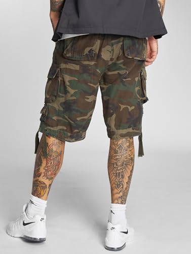 Brandit Savage Vintage Shorts, Farbe: Woodland, Größe: XL