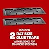 Tomcat Rat Trap with Immediate Grip Glue for Rats, Mice, Snakes, Cockroaches, Spiders, and Scorpions, Ready-To-Use, 2 Traps #2