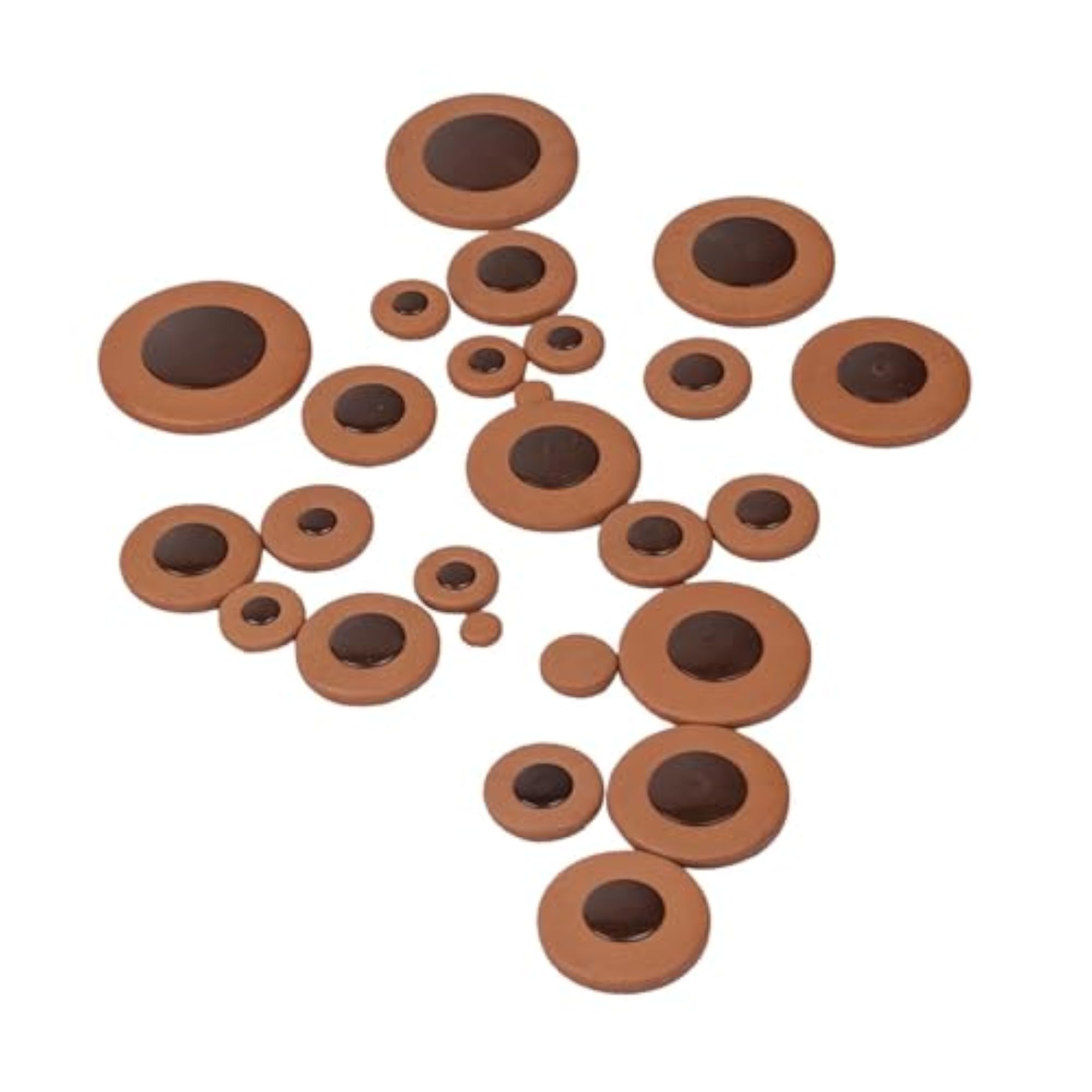 25 Pcs Saxophone Leather Pads Cushion for Alto Accessory
