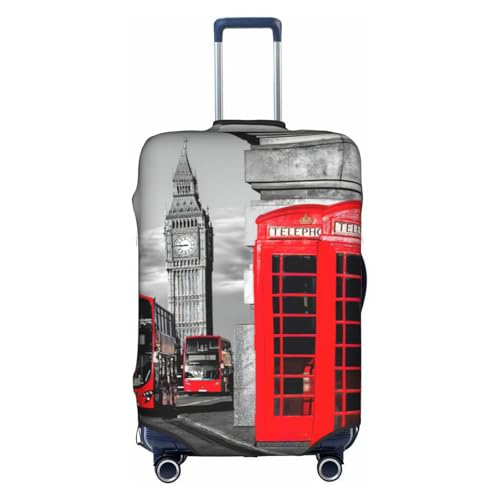 Housse de bagage pliable motif Londres pour repérer sa valise XL à l'aéroport