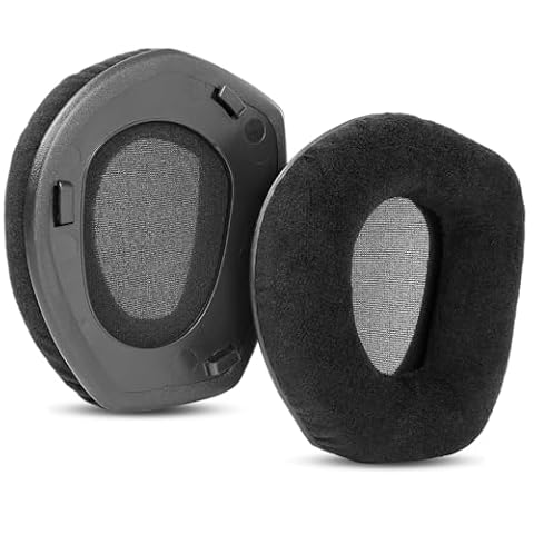 Wymienne wkładki kompatybilne z zestawem słuchawkowym Sennheiser HDR165 HDR175 RS165 RS175 (aksamit)