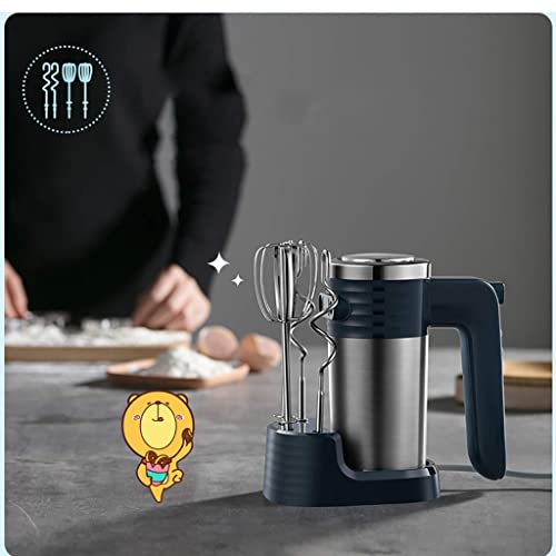 MOSHUO Handmixer-Edelstahl 300W Hochleistungs-Elektromixer zum Mischen von Eiern, Sahne, Teig, einfach zu manueller… – Bild 3