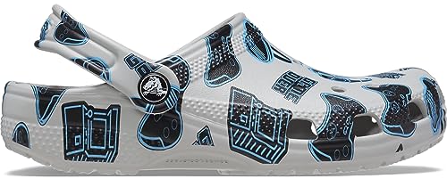 Image of Crocs Unisex-Child Classic Graphic Clog, Game Over Atmosphere, 5 M US Toddler
