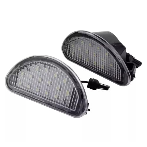 Lámparas matrícula LED alta intensidad para Aygo 2005-2014 luz clara trasera