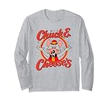 chuck e. cheese vintage magical logo maglia a manica
