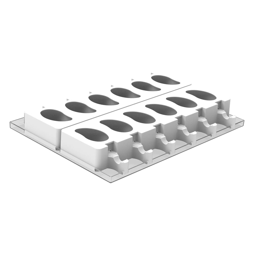 silikomart Planet - Molde monoporción de silicona profesional con 15 cavidades para mousse, semifríos y entremets modernos, silicona platino, fabricado en Italia