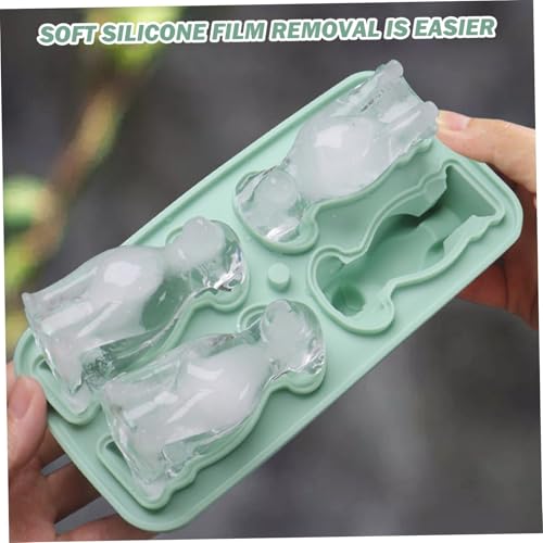 Molde de silicona para cubitos de hielo con diseño de labrador miniatura 3