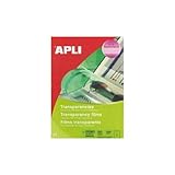 APLI Film transparents écriture manuelle B/100