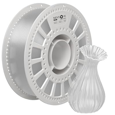10% coupon - NevsBye PETG Filament 1.75, 3D Printer Filament, Transparent PETG...