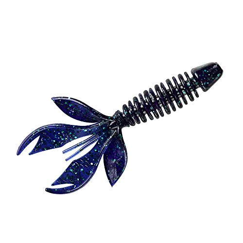 YUM Baits Co. Lures YWHCR404 Wooly Hawg Craw Fishing Bait, June Bug, 4"