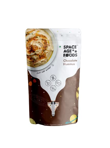 Space Age Foods Ready to Eat Chocolate Hummus 75g (250g When Rehydrated)